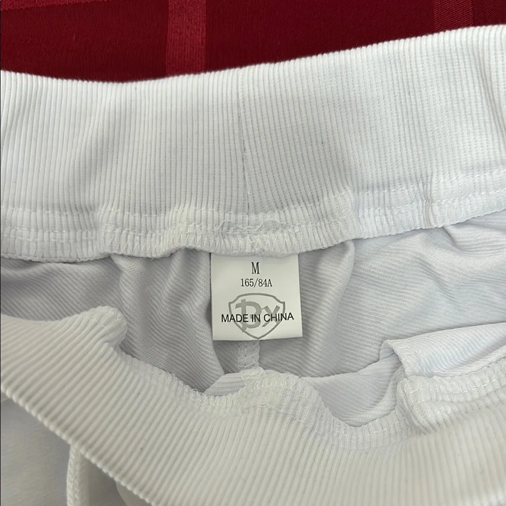 White Drawstring Shorts - Picture 4 of 9